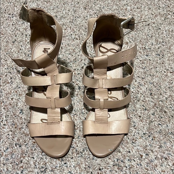 Sam Edelman Tan Gladiator Sandals - Picture 1 of 5